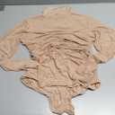 Avidlove Women Long Sleeve Bodysuit Turtle Neck Shapewear Body Suits Mesh One Piece Leotard Shirt Going Out Tops Fall Outfits, Medium