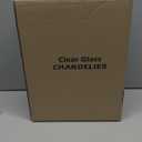 Industrial Semi Flush Mount Ceiling Light, 800 Lumen LED Bulb Included, Clear Glass Shade Ceiling Light Fixture, Farmhouse Light Fixture for Hallway Corridor Kitchen Bathroom Bedroom Passway