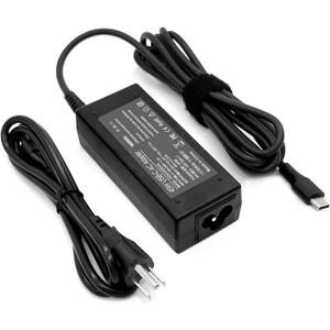 USB Type C 45W Chromebook Charger for HP Chromebook 14 X360 14-ca051wm 14-ca052wm 14-ca091wm ca061dx 14-ca0061dx 14-ca060nr 14-ca020nr 14-ca043cl USB C Power Supply Adapter