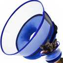 Inflatable Dog Cone Collar with Detachable Sturdy Shield,Soft&Lightweight-Ideal for Post-Surgery Recovery and Daily Wear,Suitable for Small Medium Large Dog Breeds(Blue,XL) (Blue, XL)