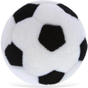 DolliBu Sport Plush Ball - Small Stuffed Sports Balls for Kids, Cute Squishy Soft Ball Toys for Throwing, Playing Catch, Playtime Plush Balls for Bedroom Decor - 3 Inch Soccer Ball