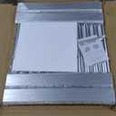 Land Guard 8x4x3ft Rectangular Galvanized Raised Garden Beds, Large-Capacity Metal Planter Box Outdoor, Durable Deep Raised Garden Bed 3ft Tall, Raised Beds for Gardening Vegetables, Classic Silver