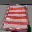 Makeup Bag Travel Cosmetic Bag Organizer Tassel Toiletry Bag Large Canvas Zipper Pouch Mahjong Tile Bag