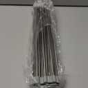 Foldable Over Sink Dish Drying Rack - Stainless Steel Sink Drain Rack with Silicone Edges, Roll-Up Storage for Kitchen, RV, Dorm Sinks (14.511.4in)