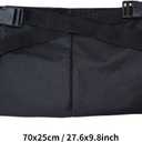 Oxygen Tank Holder for Wheelchair, Wheelchair Oxygen Tank Holder Adjustable Straps, Heavy Duty, Waterproof Fits Most Oxygen Cylinders (Black- Single)