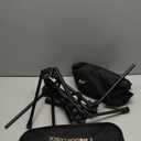 MOON LENCE Portable Camping Chair, Backpacking Chair, Ultralight & Compact, 330 lbs Capacity, for Outdoor Camp, Travel, Beach, Picnic, Hiking (Black)