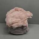 NEWCOSPLAY Faux Fur Twin Blanket Pink Bubble Blanket Thick Warm Soft for Couch Sofa Bed 550GSM (Pink, Twin(60"x80"))