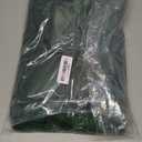 Dark Green Lace Curtains 96 Inches Long 2 Panels Sheer Floral Curtains for Living Room Bedroom Rod Pocket Light Filtering Drapes French Large Window Decor for Dining Room Hallway Doorway Sunroom 52x96