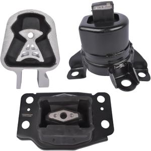 3Pcs Engine Mount Set Replacement for 2013-2020 Ford Fusion 2.5L Automatic Motor Mount Kit Part#A5603, A5710, A5606, 6G9Z6068A, BG9Z6068A, DG9Z6038H, DP5Z6068A
