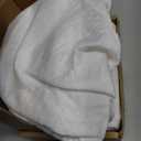 LESUMI Memory Foam Knee Pillow, Sleeping Leg Pillow, for Side Sleepers & Pregnant Women - for Spinal Alignment, Relief Sciatica, Knee, Back, Leg & Hip Pain, with Washable Cover & Travel Bag, White