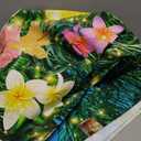 Hawaiian Summer Beach Photo Backdrop Blue Sky Sunshine Tropical Flowers Photoshoot Backdrop Surfboard Party Background for Luau Party Aloha Birthday Wedding Ocean Party Decor 8x6ft