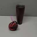 Owala FreeSip Sway Insulated Stainless Steel Water Bottle with Two-Way Spout, Built-In Straw and Bucket Handle, Made for Travel, School, and Sports, 40oz, BPA Free, Leak Proof, Black Cherry