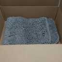 OLANLY Bathroom Rugs 30x20, Extra Soft Absorbent Chenille Bath Rugs, Rubber Backing Quick Dry, Machine Washable Bath Mats for Bathroom Floor, Tub and Shower, Home Decor Accessories, Grey