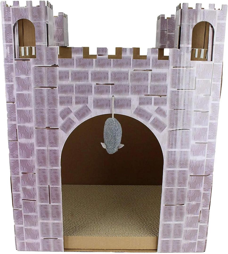 Midlee Castle Cat Scratcher House