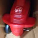 Step2 Rapid Ride & Hide Foot-to-Floor Toddler Ride-On Car, Coaster Compatible Riding Toy for Kids, Handlebar & Footrests, Indoor or Outdoor Play, 2+ Years Old, Red
