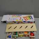Peacurh Montessori Toys Wooden Color & Shape Sorter Toys for Toddlers 1-3, Matching Box Sorting Blocks Manipulatives Preschool Learning Educational Toy for 1 2 3 4 Year Old Boy Girl Kid Gifts