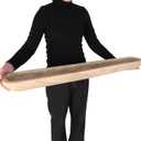 Athaliah Wooden Dough Bowl, 40 Inch Hand Carved Rustic Long Wood Dough Bowls for Decor, Vintage Decorative dough bowl for Table Centerpiece Dining Room Home Kitchen Decor