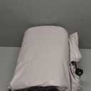 CHILLSUN Air Mattress Queen With Built in Pump - Upgraded Blow Up Bed,2 Mins Quick Self Inflatable and Deflate, 18"/650lbs Max, Strong Support, Flocked Top, Puncture Resistant, for Camping,Home,Guests (Purple)