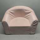 ALIMORDEN Adorable Toddler Chair, Snuggly Soft Foam Seat for Little Ones with Removable Washable Cover - Small Kids Reading Couch, Pink