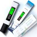 2025 All-New 4 in 1 Tds Meter Digital Water Tester - Accurate and Reliable TDS EC & Temp(C,F) Meter - 0-9999ppm - Professional Testing for Drinking Water, RO/DI System, Aquariums etc (White)
