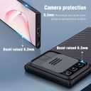 Nillkin Samsung Galaxy Note 20 Ultra Case, Slim Note 20 Ultra Protective Case with Slide Camera Cover Hard PC and TPU Ultra Thin Anti-Scratch Phone Case for Galaxy Note 20 Ultra 5g 6.9'' Black