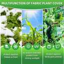 Plant Covers Freeze Protection, 10ft30ft Frost Blankets for Outdoor Plants, 1.1oz/yd Garden Fabric Plant Floating Row Cover, Winter Frost Cloth Plant Freeze Protection for Cold Weather