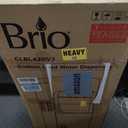 Brio Bottom Loading Water Cooler Dispenser for 5 Gallon Bottles - 3 Temperatures with Hot, Room & Cold Spouts, Child Safety Lock, LED Display with Empty Bottle Alert, Stainless Steel