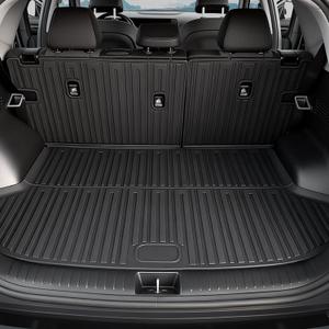 Cargo Mat for 2024-2026 Kia Seltos, Full Coverage All Weather Trunk Cargo Liner with Backrest Protectors for Kia Seltos Accessories (Not fit Subwoofer)