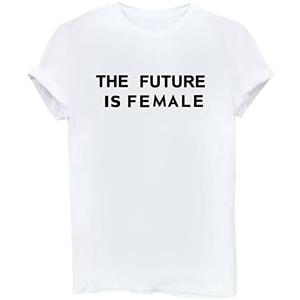BLACKMYTH Women's Cute Graphic T Shirts Funny Tops Short Sleeve Tees, Size L