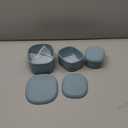 3Pcs/Set Nesting Silicone Food Storage Containers with Lids,BPA Free Reusable Bento Box Set(6.7oz,10 oz,20oz) Microwave, Dishwasher & Freezer Safe