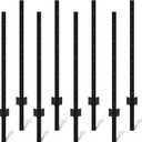 XYADA Fence Posts Sturdy Duty Metal Fence Post,U Post for Fencing in Garden Yard and Outdoor Wire (4FT- 8 Pack)