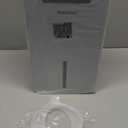 Dehumidifier, 98OZ Dehumidifiers for Home, Humidity Display Dehumidifier for Basement, Auto Shut Off, Silver