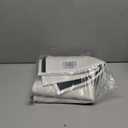 MontVoo Bath Mat,Chenille Absorbent Bathroom Mat Quick Dry Rubber Backed Bathroom Rugs Non Slip Washable Bath Mats,Ultra Thin Bathroom Rugs Fit Under Door,20"x32",White