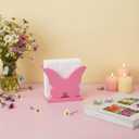 Reallnaive Butterfly Napkin Holder Organizer for Table Centerpiece Tissue Dispenser for Kitchen Serviette Home Dining Room Restaurant Bar Party Farmhouse Wedding Decor