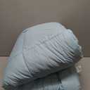 Bedsure Comforter Duvet Insert - Quilted Comforters Queen Size, All Season Duvet, GentleSoft Down Alternative Bedding, with 8 Tabs, Gifts for Women/Men, Light Spa Blue, Queen 88 x 88 Inches
