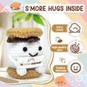 Tiny Detalles Mothers Day Positive Smores Crochet 2026, Inspirational Gifts for Women Men on Birthday, Retirement, Christmas, Daycare Mothers Day Gifts for Mom, Sisters, Family