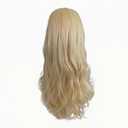 Gllindaa Wigs, Long Wavy Blonde Wig for Women, Princess Halloween Costume Party Cosplay Wig with Wigs Cap (Blonde)