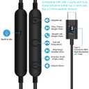 USB C Headphone for Samsung S26 S25 FE S24 A16 A17 Wired Earbuds Magnetic in-Ear Type C Earphone with Microphone Volume Control Bass Stereo Noise Canceling for iPhone 17 Pro Max 16 16e 15 Pixel 10a 9a