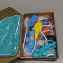Sundaymot Doctor Kit for Kids, 34 Pcs Pretend Playset for Toddlers, Doctor kit for Toddlers 3-5, with Medical Bag, Stethoscope and Other Accessories, for Boys and Girls Fun Role Playing Game
