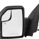 Driver Side View Mirror Assembly - Compatible with Ford F-150 2015-2020, Power Adjustable & Heated Glass, Turn Signal, Blind Spot Mirror - Left (FL3Z17683CB)