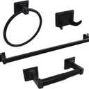 Formosa Design Hardware 4-Piece Bathroom Hardware Kit (Dark Bronze)