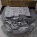 COOSEYA Frog Toilet Seat, Potty Training Toilet Seat for Toddler, Upgrade Potty Training 2 in 1 Toddler Toilet Seat for Boys Girls,Waterproof Soft Mat Non-slip Step Stool (Gray)