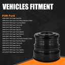 Silicone Body Mount Bushing Kit Compatible with 2008-2016 Ford F250 F350 Crew Cab 8 Pack Silicone Cab Body Mount Bushings Kit Durable Components Outperforms OEM & PU Mounts (Black)