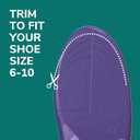 Dr. Scholls Prevent Pain Insoles for Women, Size 6-10, 1 Pair: The Only Proven Insole to Prevent Lower Body Pain - Arch Support Shoe Inserts for Women, Protect Against Lower Back, Knee and Foot Pain