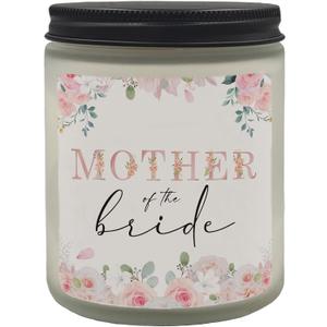 Mother of The Bride Gifts - Lavender Scented Jar Candles for Wedding