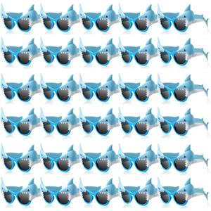 36 Pairs Shark Party Eyeglasses Bulk Shark Sunglasses Shark Photo Props Funny Sunglasses Ocean Theme Shark Party Favors Decoration Supplies Novelty Costume Sunglasses for Adult Kids Birthday Gifts