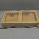 Pots and Pans Organizer Under Cabinet, Expandable Pot Lid Organizer, Bamboo Pan Organizer, Pot and Pan Organizer Rack for Kitchen Countertop or inside Cabinet