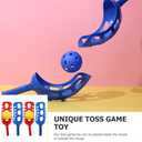 Kids Scoop Ball Game Outdoor Toys Sports Toss Game with 4 Scoops and 2 Balls for Backyard Beach Camping Family Gatherings