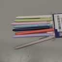 WRITECH Gel Pens Fine Point: Retractable 0.5mm Multicolor Ink 8ct Silent Click No Smear Smudge Extra Smooth Writing Bullet Tip Colored Pen Non Bleed for Journaling Note Taking Drawing