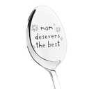 Mom Mothers Day Gifts Funny Spoon for Women Mommy Mother Birthday Presents for Mom Mama Retirement Gift for Mother Mum Mothers Day Presents for Mommy Mama Fun Gag Gifts for Women Stepmom Mum Spoons